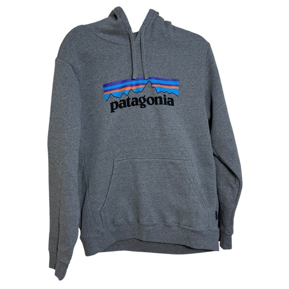 Patagonia P-6 Logo Uprisal sweatshirt hoodie size medium - Picture 1 of 5
